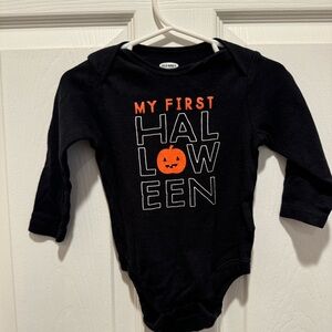 My First Halloween long sleeve onesie.